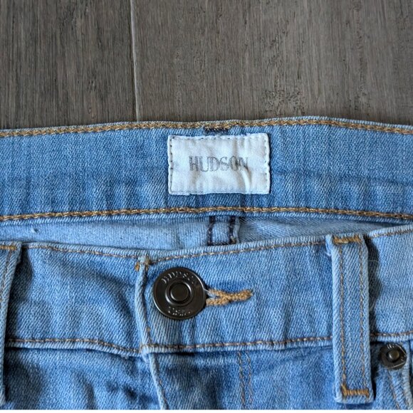 Hudson Nico Super Skinny Jeans, Mid Rise Light Wash Size 26 - Picture 5 of 13